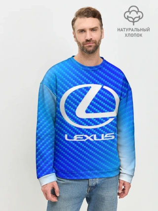 Мужской свитшот базовый / LEXUS / ЛЕКСУС