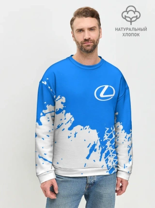 Мужской свитшот базовый / LEXUS / ЛЕКСУС