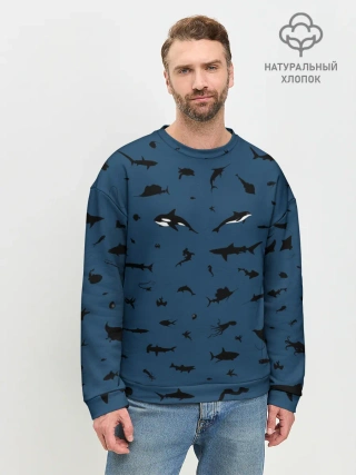 Мужской свитшот базовый / Fish