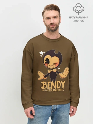 Мужской свитшот базовый / Bendy And The Ink Machine