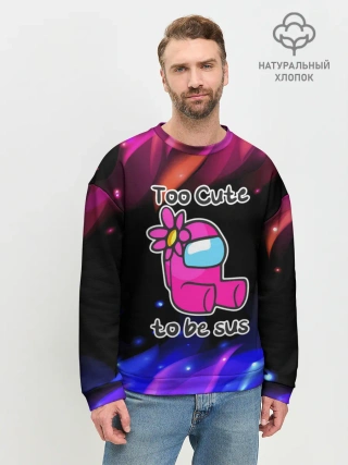 Мужской свитшот базовый / Pink Among Us.