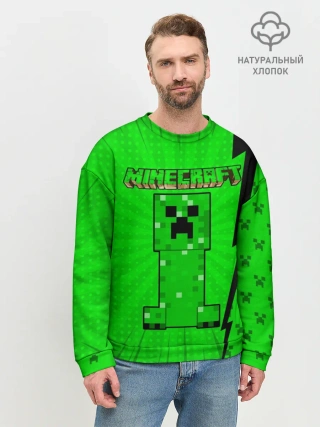 Мужской свитшот базовый / Minecraft