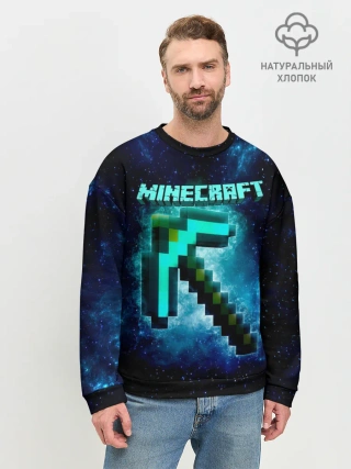 Мужской свитшот базовый / Minecraft