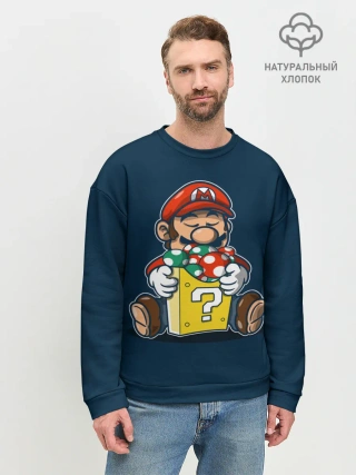 Мужской свитшот базовый / Марио