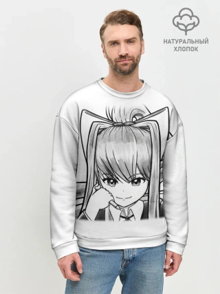 Мужской свитшот базовый / Doki Doki Literature Club