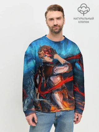 Мужской свитшот базовый / Tartaglia art