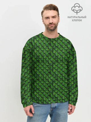 Мужской свитшот базовый / Reptile Scales