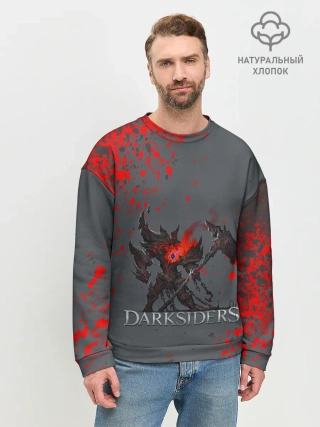 Мужской свитшот базовый / Darksiders | Гнев Войны