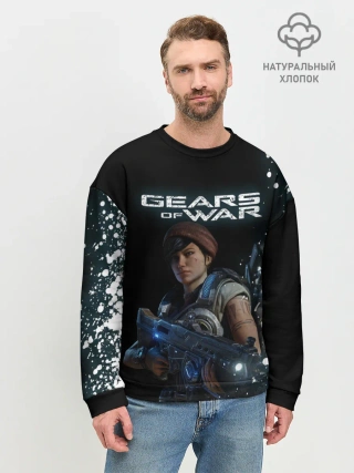 Мужской свитшот базовый / GEARS OF WAR | ШЕСТЕРЕНКИ