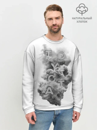 Мужской свитшот базовый / TOYOTA SMOKE