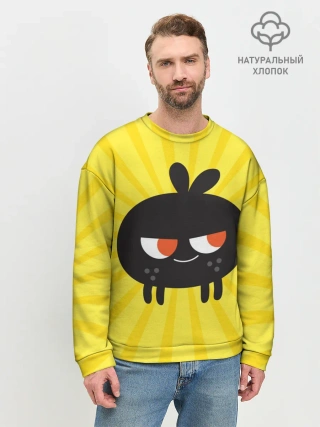 Мужской свитшот базовый / Toca Boca Yellow
