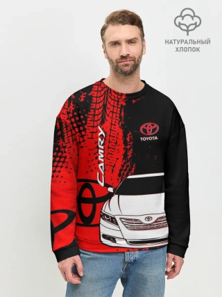 Мужской свитшот базовый / Camry Toyota glitch
