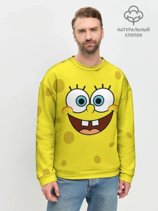 Мужской свитшот базовый / Губка Боб / SpongeBob