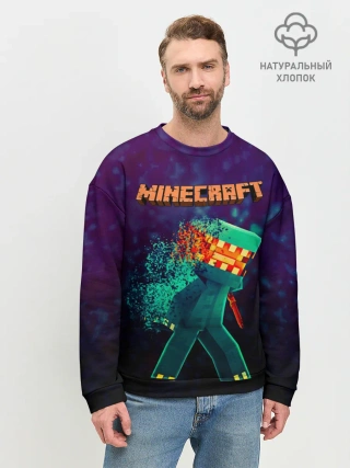 Мужской свитшот базовый / Minecraft АНАРХИЯ