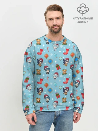 Мужской свитшот базовый / GI Christmas Pattern