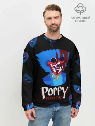 Мужской свитшот базовый / Huggy Wuggy PP