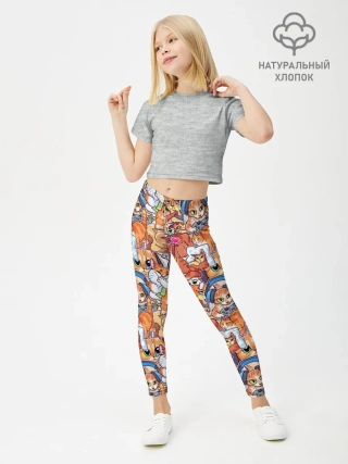 Леггинсы для девочки / Котобомбинг