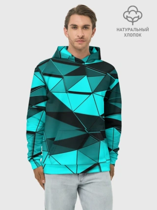 Худи мужской база хлопок / Metalic collection