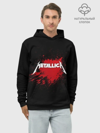 Худи мужской база хлопок / Metallica