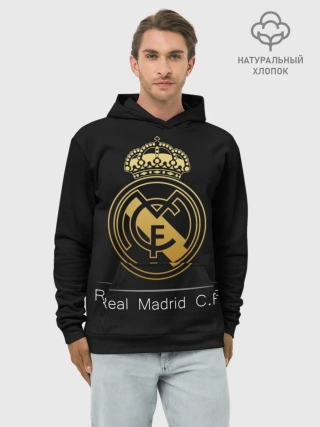 Худи мужской база хлопок / Real Gold Edition