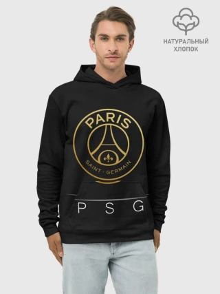 Худи мужской база хлопок / PSG Gold