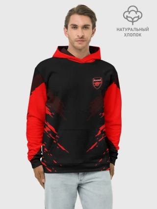 Худи мужской база хлопок / ARSENAL 2018 SPORT