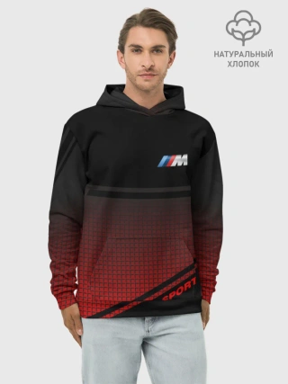 Худи мужской база хлопок / BMW 2018 M Sport