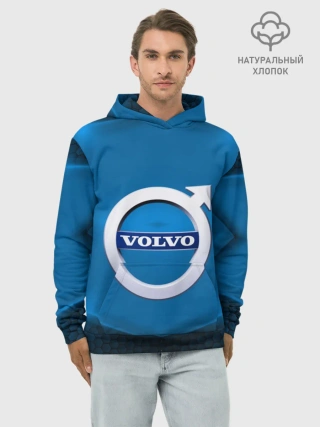 Худи мужской база хлопок / Volvo SPORT