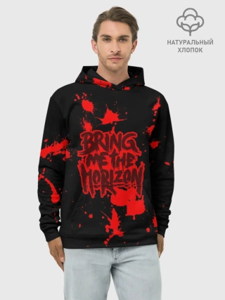 Худи мужской база хлопок / Bring Me the Horizon