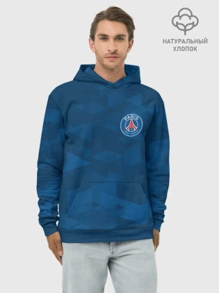 Худи мужской база хлопок / PSG ABSTRACT | ПСГ АБСТРАКЦИЯ