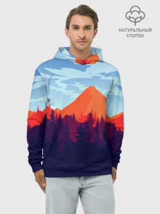 Худи мужской база хлопок / Firewatch collection