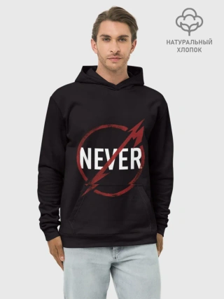Худи мужской база хлопок / Metallica Never