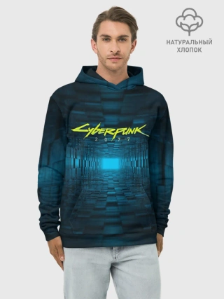 Худи мужской база хлопок / CYBERPUNK 2077