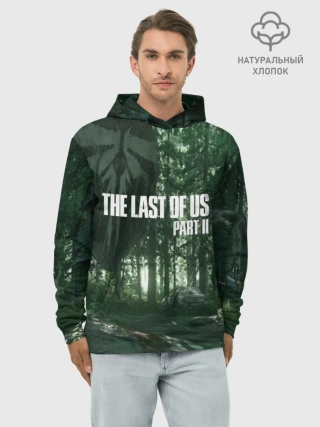 Худи мужской база хлопок / The Last Of Us Part II Лес