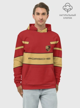 Худи мужской база хлопок / Porsche