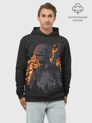 Худи мужской база хлопок / PUBG