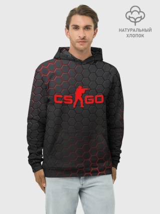 Худи мужской база хлопок / 3Counter-Strike