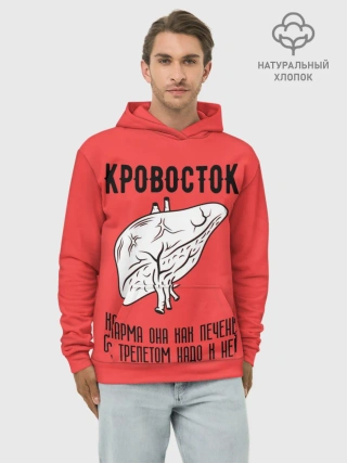 Худи мужской база хлопок / Кровосток - карма
