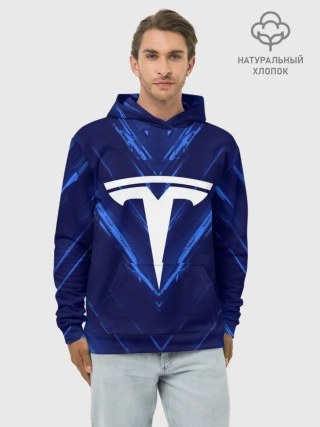 Худи мужской база хлопок / TESLA