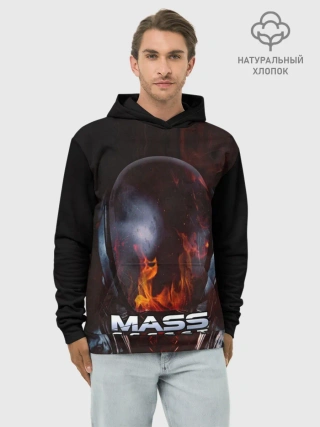 Худи мужской база хлопок / MASS EFFECT