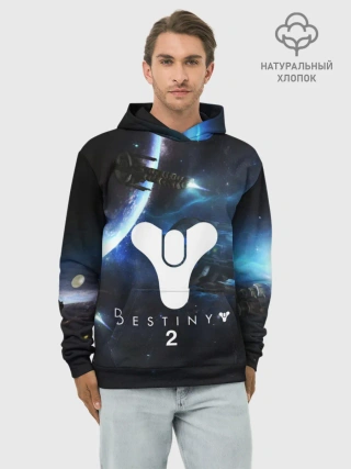 Худи мужской база хлопок / DESTINY 2