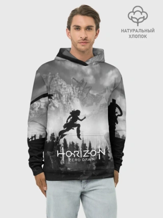Худи мужской база хлопок / Horizon Zero Dawn
