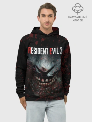 Худи мужской база хлопок / Resident Evil 2 Remake