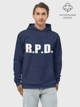 Худи мужской база хлопок / R.P.D. LEON S.KENNEDY