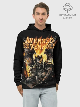 Худи мужской база хлопок / Avenged Sevenfold