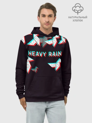 Худи мужской база хлопок / Heavy Rain