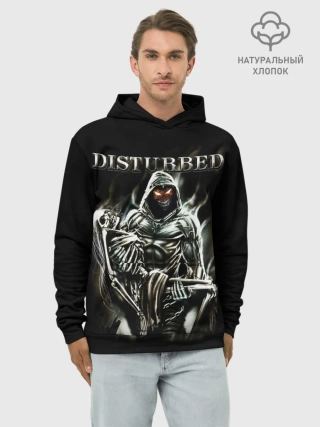 Худи мужской база хлопок / Disturbed