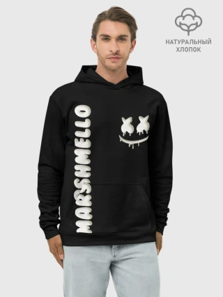 Худи мужской база хлопок / РЮКЗАК MARSHMELLO