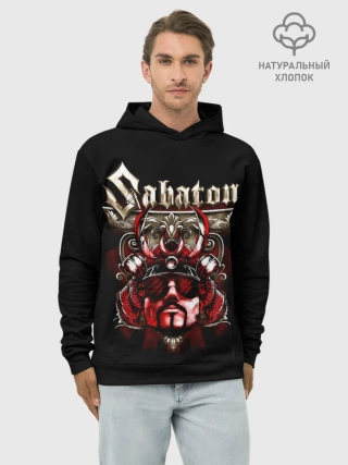 Худи мужской база хлопок / Sabaton