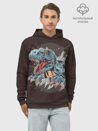 Худи мужской база хлопок / T-Rex